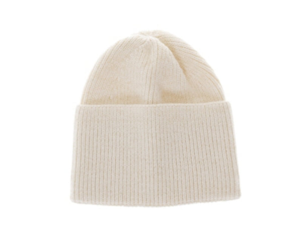 A024-WIDE CUFF LUREX BEANIE