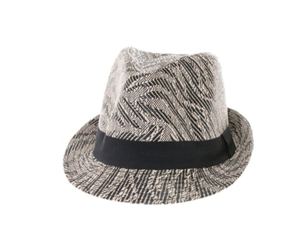 A580-ANIMAL STRIPES SUMMER FEDORA