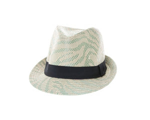 A580-ANIMAL STRIPES SUMMER FEDORA