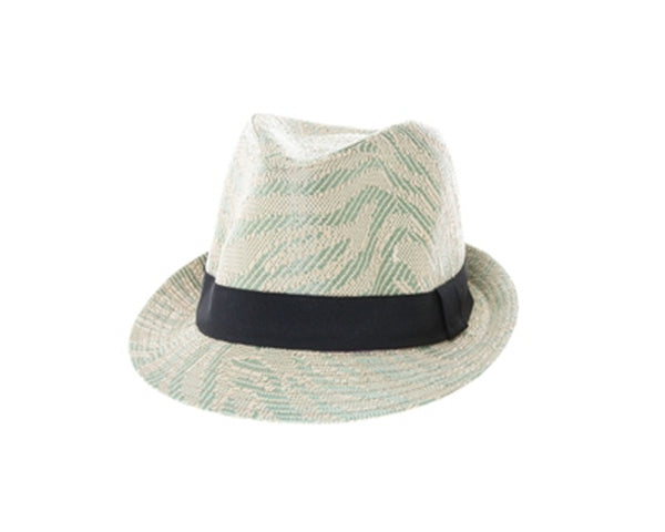 A580-ANIMAL STRIPES SUMMER FEDORA