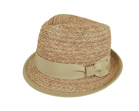 A631-ULTRAFINE PAPER TWEED FEDORA