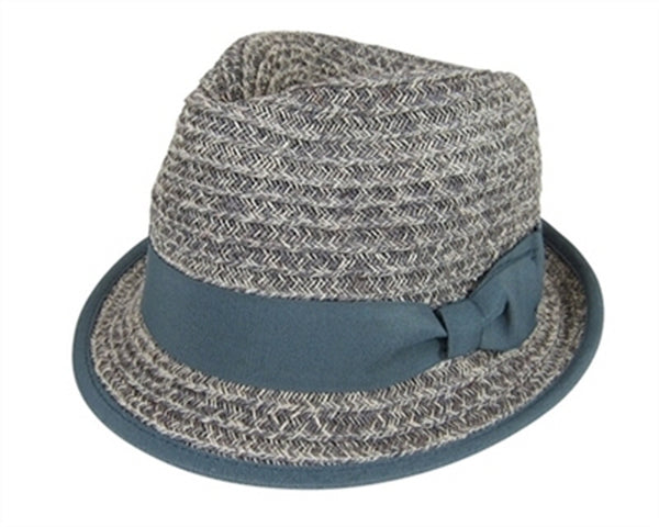 A631-ULTRAFINE PAPER TWEED FEDORA