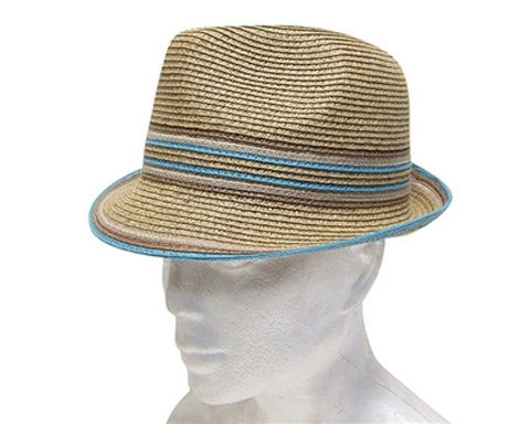 A611-STRAW FEDORA HATS