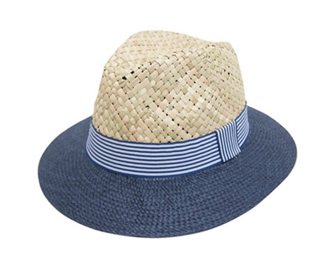 A558-NAUTICAL SEAGRASS PANAMA HAT