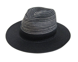 A549-BLENDED COLOR STRAW PANAMA HAT