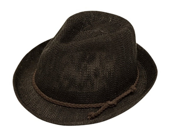 A183-KNIT FEDORA WITH BRAID