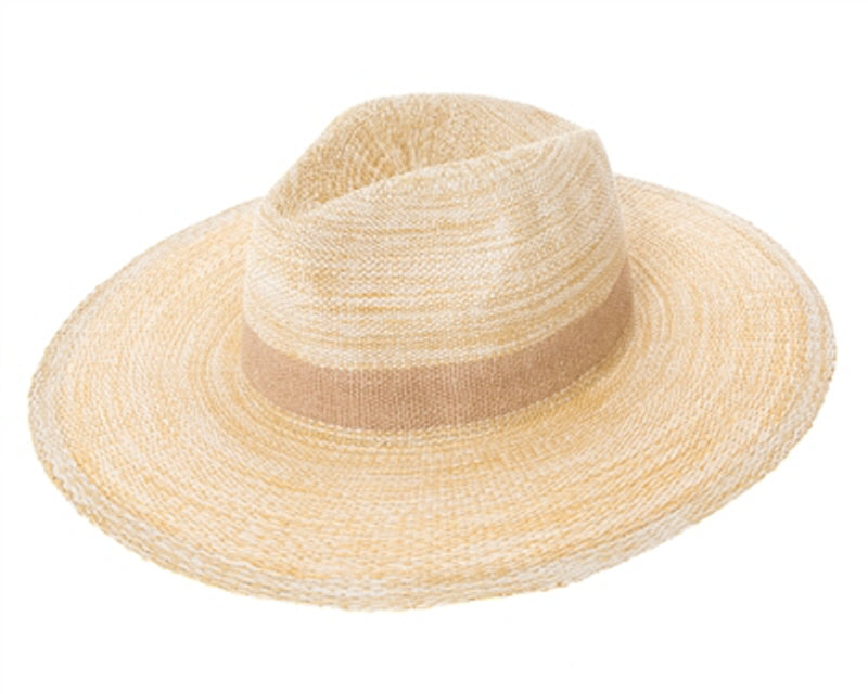 A577-TOYO STRAW WIDE BRIM PANAMA HAT