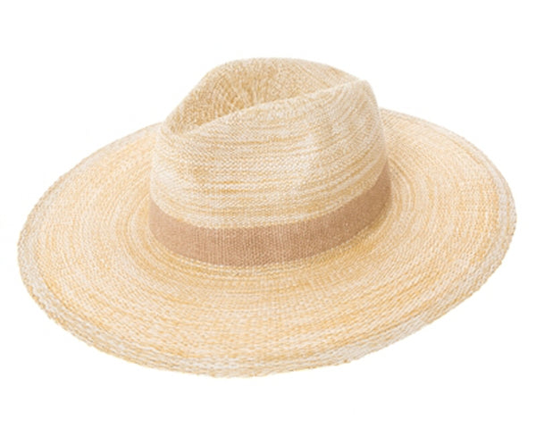 A577-TOYO STRAW WIDE BRIM PANAMA HAT
