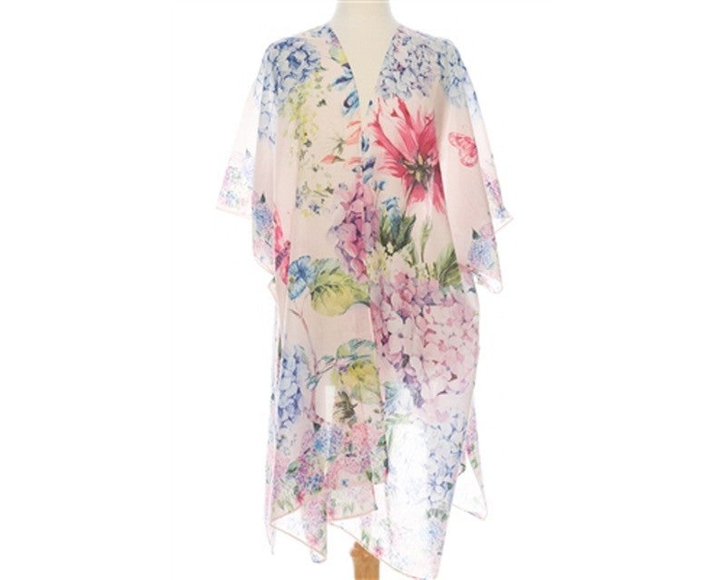 A796-PINK BLOOMS KIMONO