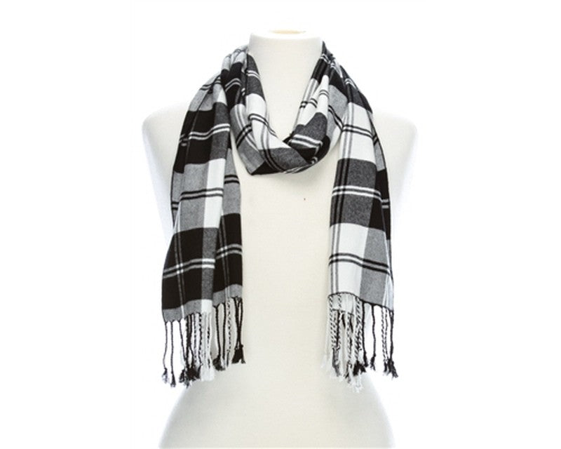 A802-SOFT PLAID SCARF