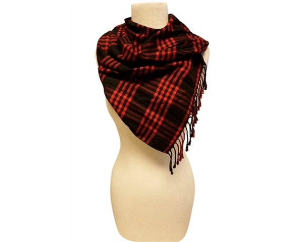 A802-SOFT PLAID SCARF