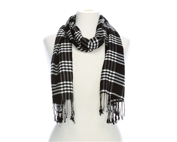 A802-SOFT PLAID SCARF