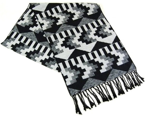 A848-100% SILK KNITTED SCARF