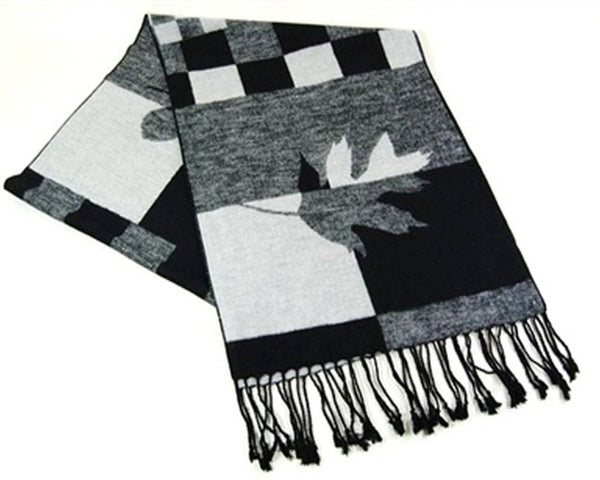 A848-100% SILK KNITTED SCARF