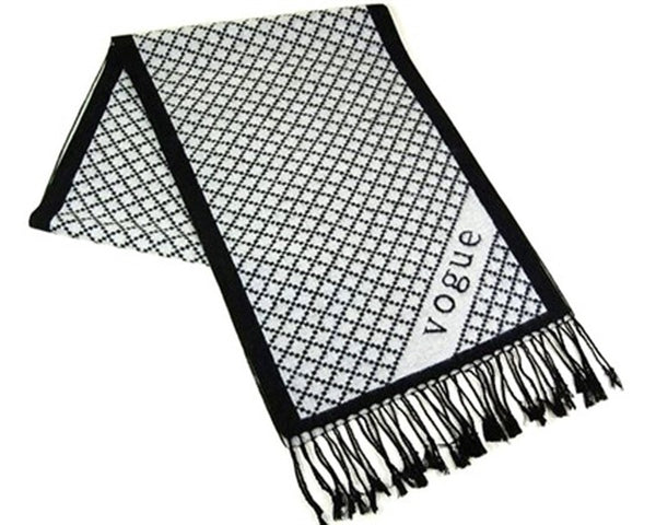 A848-100% SILK KNITTED SCARF