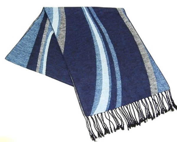 A848-100% SILK KNITTED SCARF