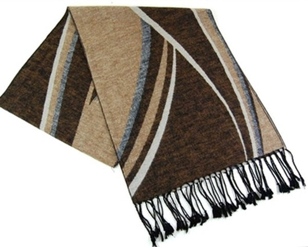 A848-100% SILK KNITTED SCARF