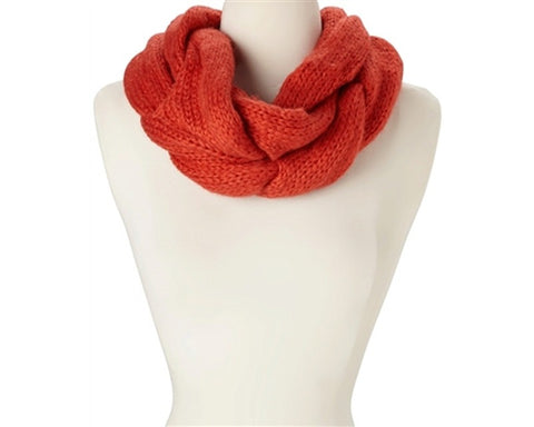 A865-CHUNKY KNIT INFINITY NECKWARMER