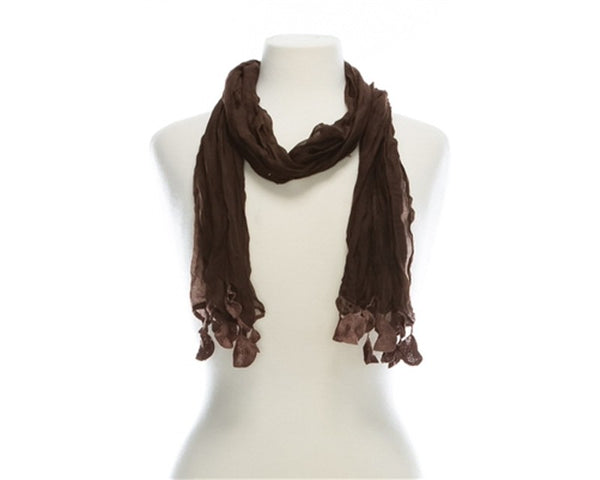 A826-SUMMER SCARF WITH DANGLES