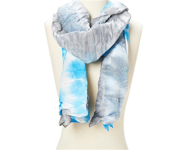 A819-TIE-DYED CRINKLE SCARF