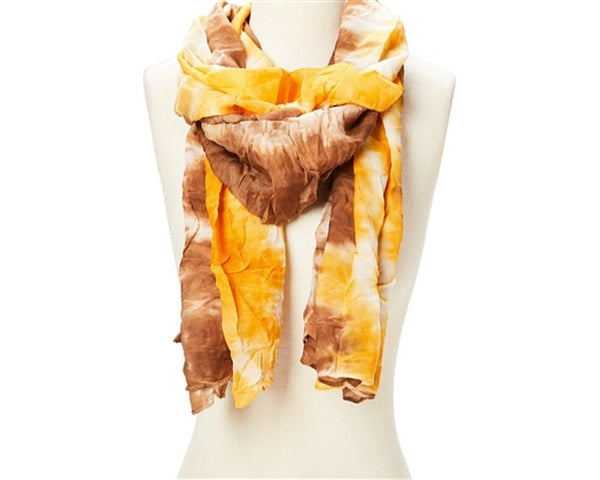 A819-TIE-DYED CRINKLE SCARF