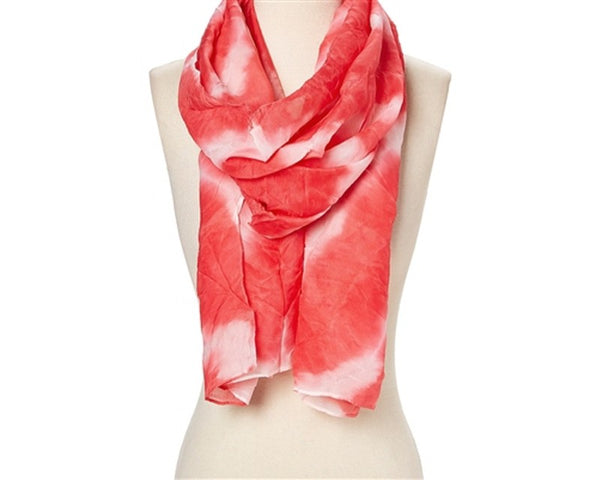 A837-TIE-DYED DIAMOND PATTERN SCARF