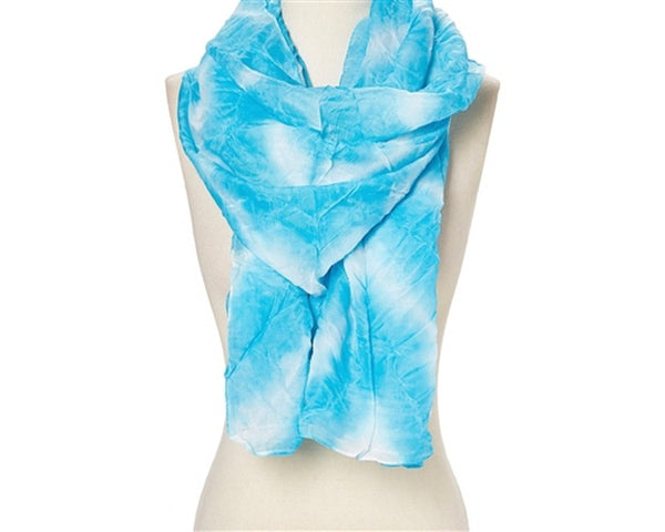 A837-TIE-DYED DIAMOND PATTERN SCARF