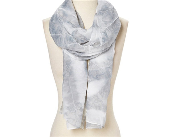 A837-TIE-DYED DIAMOND PATTERN SCARF