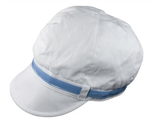 A672-PAINTERS CAP WITH COLOR TRIM