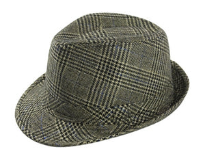 A172-PLAID FEDORA