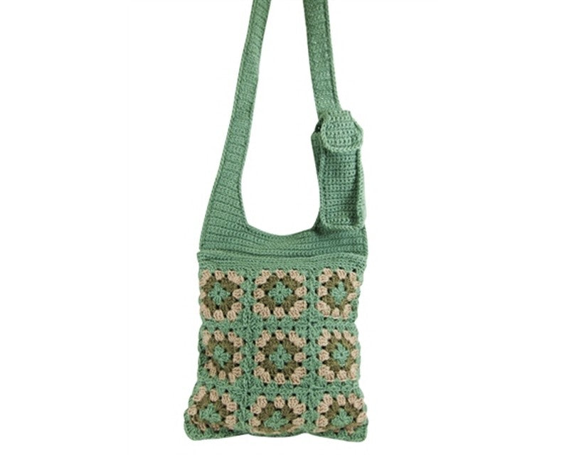 A938-CROCHET CROSSBODY PURSE