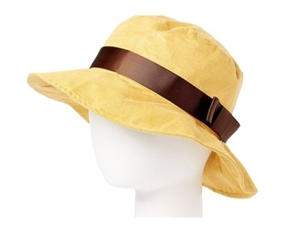 A013-VEGAN SUEDE CAMEL BUCKET HAT