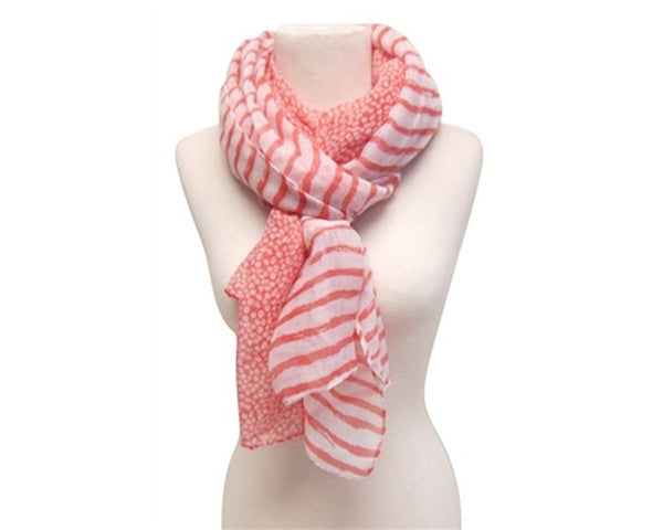 A856-SPOTS & STRIPES SCARF