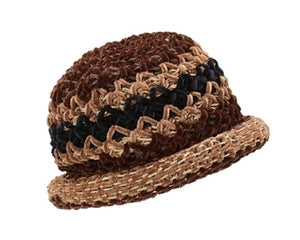 A458-2 TONE CHENILLE ROLLER HAT