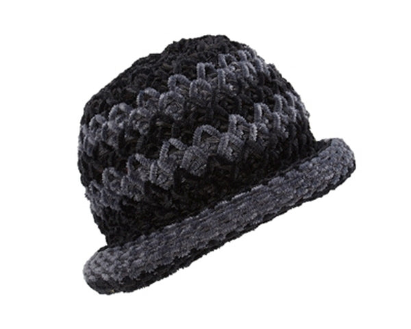 A458-2 TONE CHENILLE ROLLER HAT