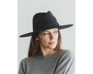 QN3173A-FLAT BRIM FEDORA FASHION HAT WITH GROSGRAIN BAND