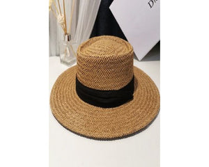 QN1001-HAND WOVEN STRAW HAT FOR WOMEN