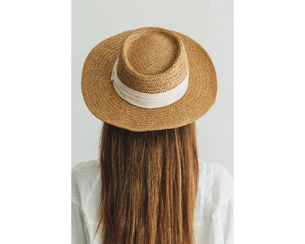 QN1001-HAND WOVEN STRAW HAT FOR WOMEN