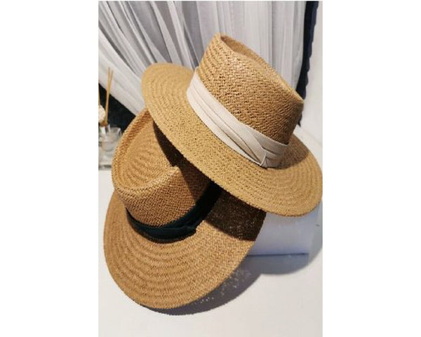 QN1001-HAND WOVEN STRAW HAT FOR WOMEN