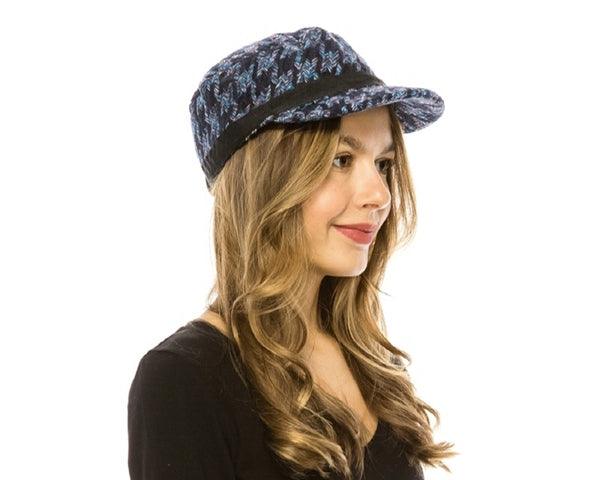 A214-HOUNDSTOOTH CADET CAP