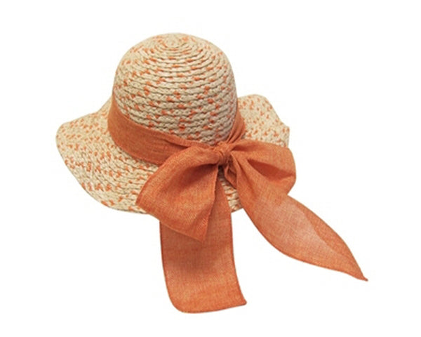 A732-GIRL'S RAFFIA STRAW SUN HAT