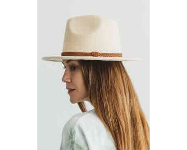 QN3172-FLAT BRIM FEDORA FASHION HAT