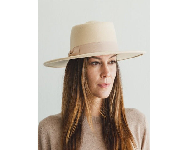 QN3174-WIDE BRIM BOATER HAT