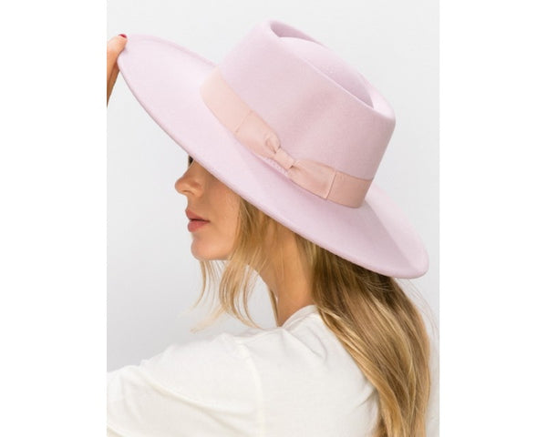 QN3174-WIDE BRIM BOATER HAT