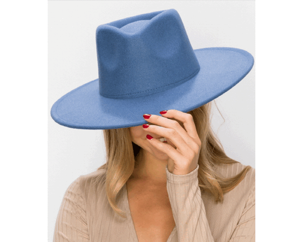 QN3176-WIDE BRIM DANDY PANAMA HAT FOR WOMEN