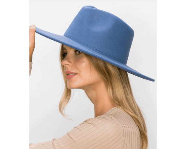 QN3176-WIDE BRIM DANDY PANAMA HAT FOR WOMEN