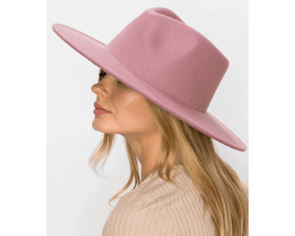 QN3176-WIDE BRIM DANDY PANAMA HAT FOR WOMEN