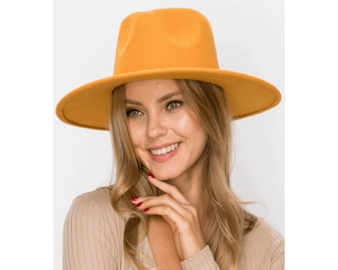 QN3176-WIDE BRIM DANDY PANAMA HAT FOR WOMEN