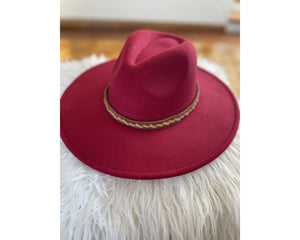 QN3173E-WIDE BRIM DANDY PANAMA HAT WITH FAUX BELT