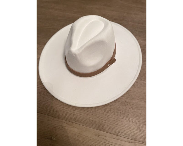 QN3173B-WIDE BRIM DANDY PANAMA HAT WITH FAUX BELT